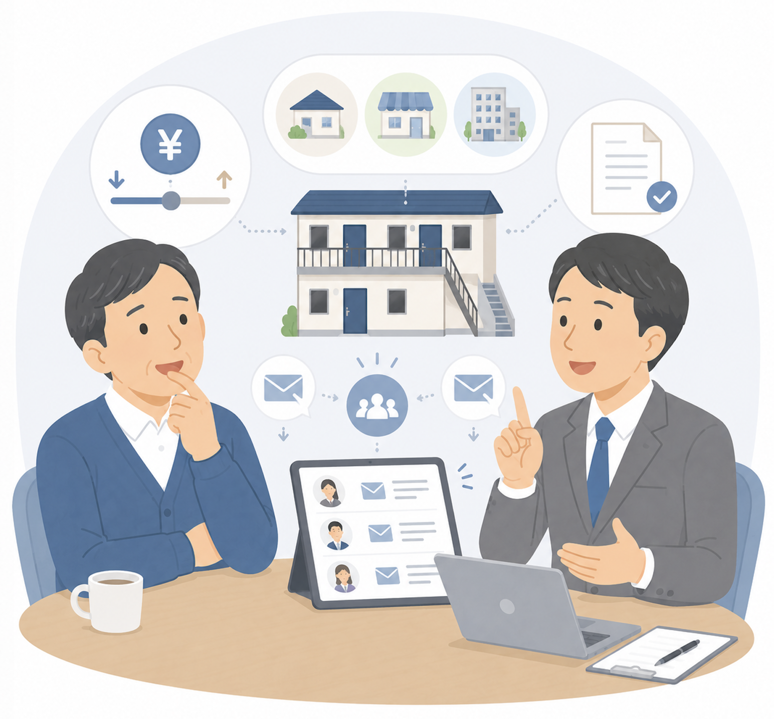 募集開始・条件調整