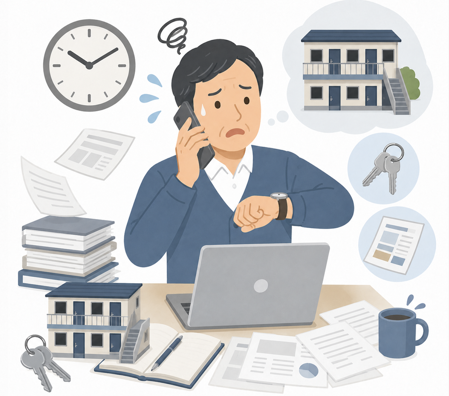 時間と労力がない